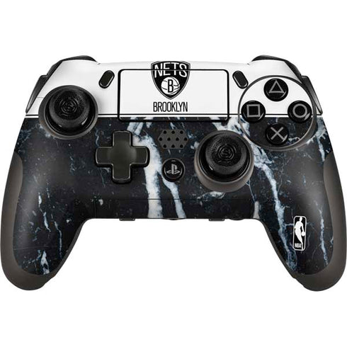 NBA Brooklyn Nets Marble PlayStation Scuf Vantage 2 Controller Skin